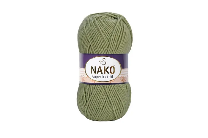 Пряжа Super inci hit 100гр/180м NAKO, полиновий, 13919