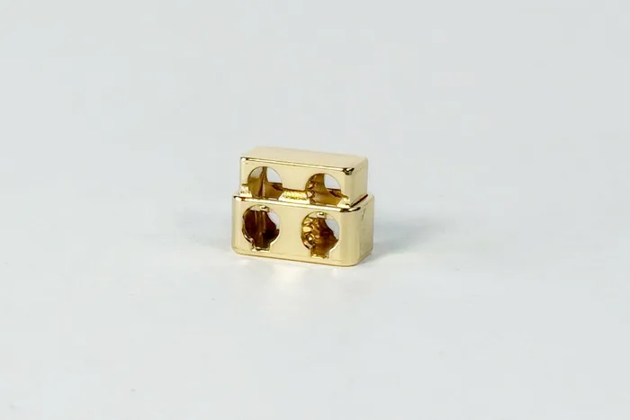 Фіксатор для шнура СТ1313 металевий, 14,8 x 20 мм MH, золото, 6660-0149-gold