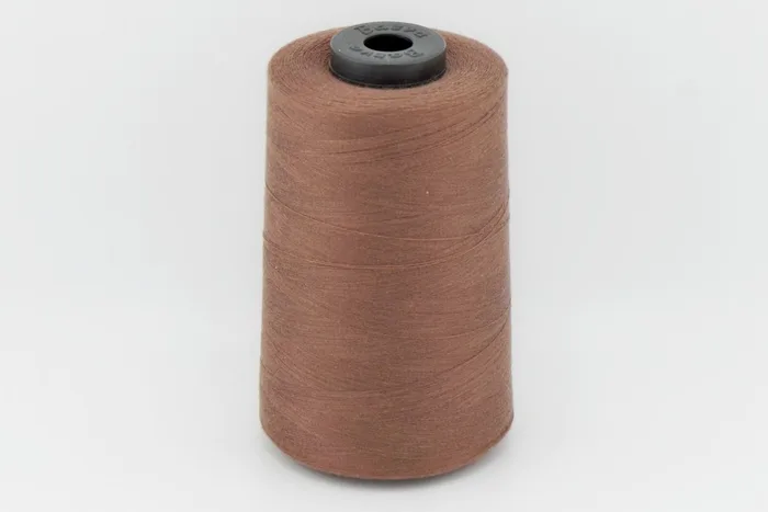 Нитки ПЕ №40/2 5000 м Barva, коричневий натуральний, 7088