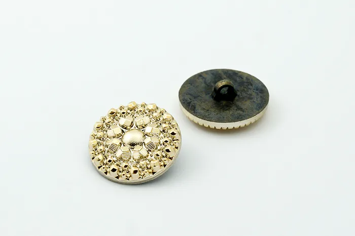 Гудзик 28 мм Mertbutton, золото, 626-44-gold