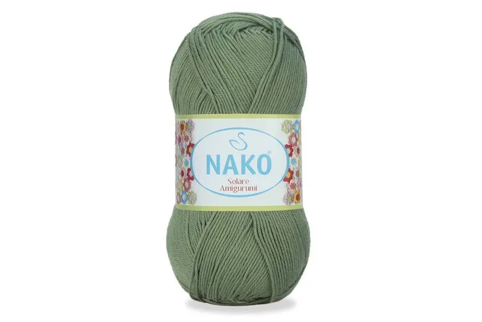 Пряжа Solare amigurumi 100гр/270м NAKO, полиновий, 11253