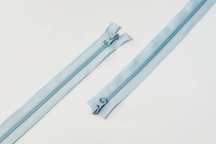 Блискавка YKK, T5, 2 замки, 75 см, блакитний світлий