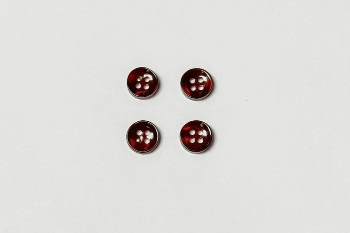 Гудзик 11.5 мм Mertbutton, кораловий, 3407-18-1109
