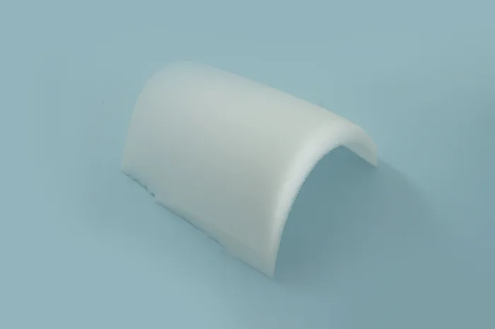 Підплечник прямий необшитий 16 x 125 x 160 мм, білий, 16Д-999