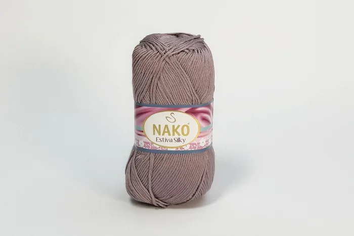 Пряжа Estiva Silky 100гр/224м NAKO, рожевий, 12928