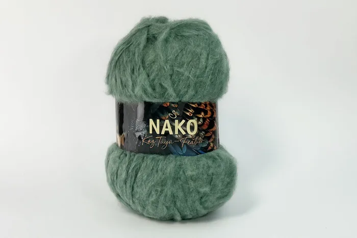 Пряжа KazTuyu Feather 100гр/200м NAKO, полиновий, 13