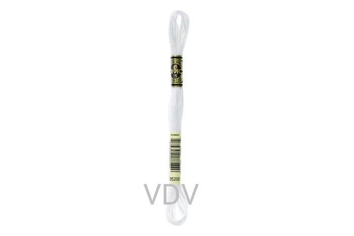 Нитки муліне 8 м DMC, бавовна, білий, В5200