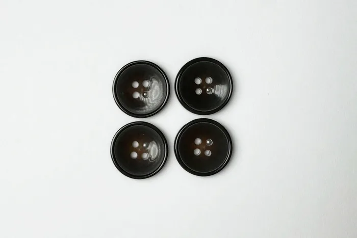 Гудзик 20 мм Mertbutton, коричневий темний, 3107-32-0261