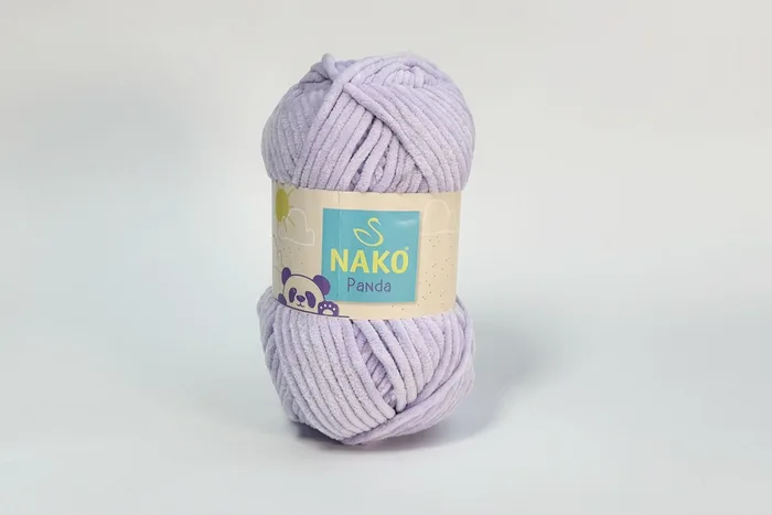 Пряжа Nako panda 100гр/120м, бузковий, 3103