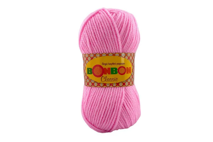 Пряжа Bonbon classic 100гр/200м NAKO, рожевий, 98588