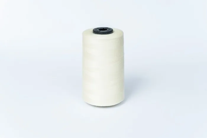 Нитки ПЕ №40/2 5000 м Barva, молочний світлий, 3007