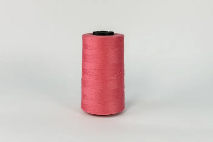 Нитки ПЕ №40/2 5000 м Barva, рожевий натуральний, 6006