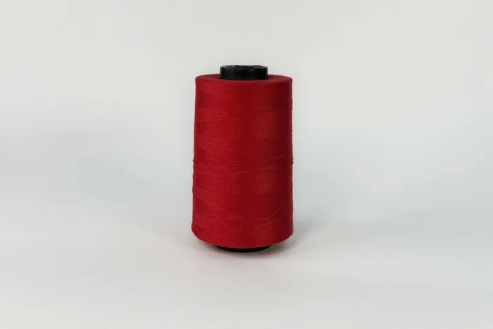 Нитки ПЕ №40/2 5000 м Barva, червоний натуральний, 6014