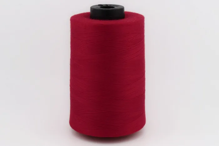 Нитки ПЕ №40/2 5000 м Barva, червоний натуральний, 6015