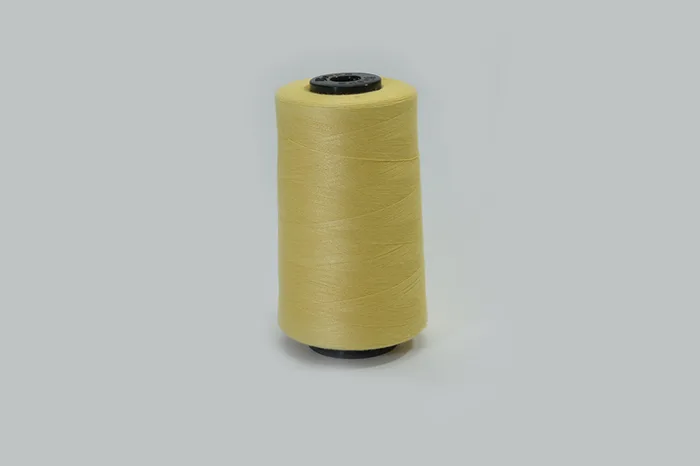 Нитки ПЕ №40/2 5000 м Barva, жовтий світлий, 3010