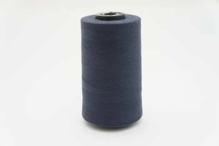 Нитки ПЕ №40/2 5000 м Barva, синій темний, 2010
