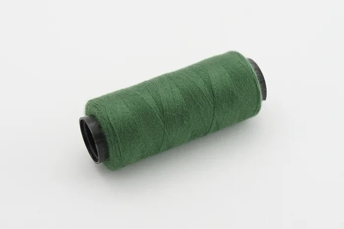 Нитки ПЕ №40/2 250 м Barva, зелений натуральний, 4003