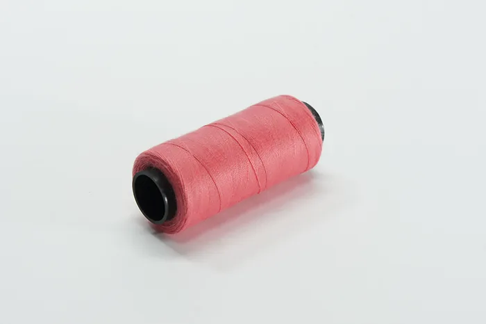 Нитки ПЕ №40/2 250 м Barva, рожевий натуральний, 6006