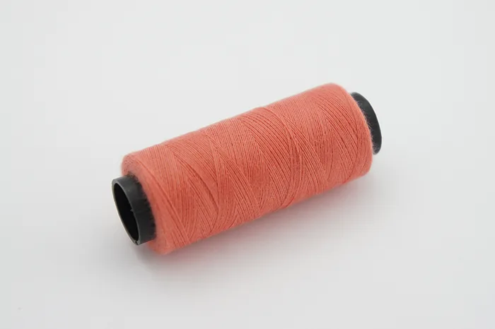 Нитки ПЕ №40/2 250 м Barva, рожевий натуральний, 6003