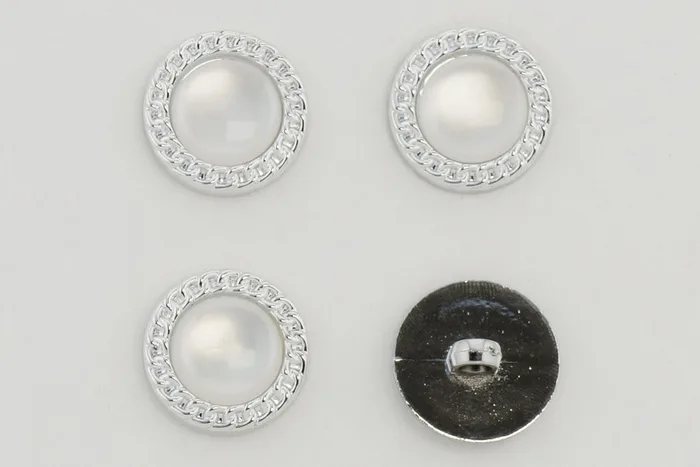 Гудзик 21 мм Mertbutton, білий, KM-16-02-34-999/nik