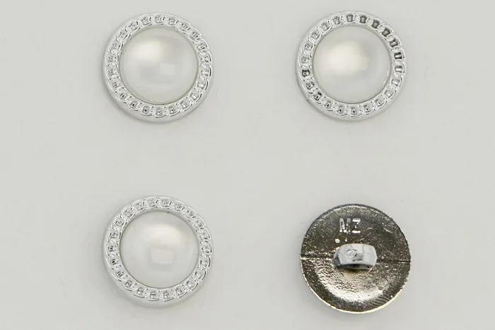 Гудзик 18 мм Mertbutton, нікель, KM-16-02-28-999/nik