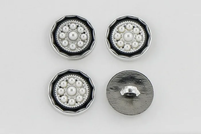 Гудзик 25 мм Mertbutton, чорний, KM-02-02-40-000/nik