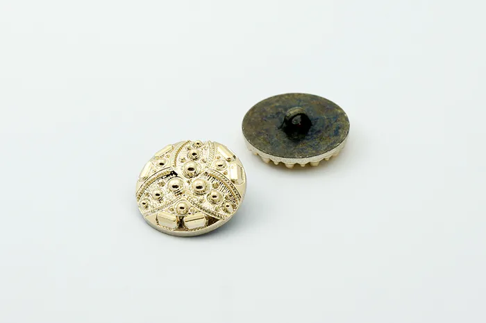Гудзик 23 мм Mertbutton, золото, 634-36-gold