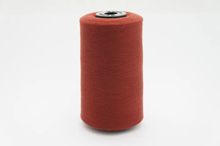 Нитки ПЕ №40/2 5000 м Barva, бордовий світлий, 6029