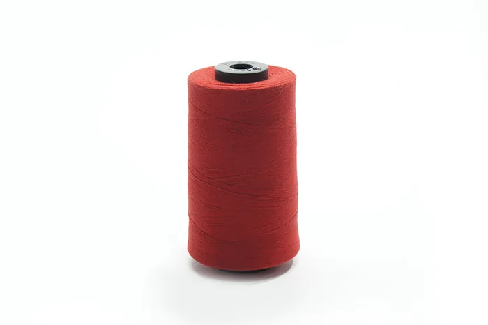 Нитки ПЕ №40/2 5000 м Barva, бордовий світлий, 6018