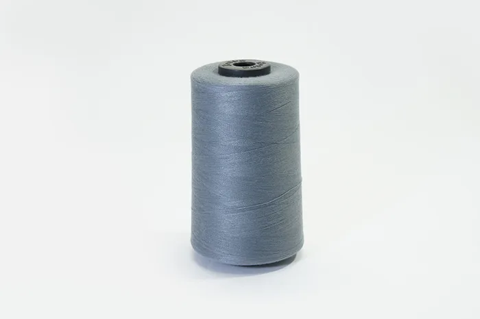 Нитки ПЕ №40/2 5000 м Barva, сірий натуральний, 5015