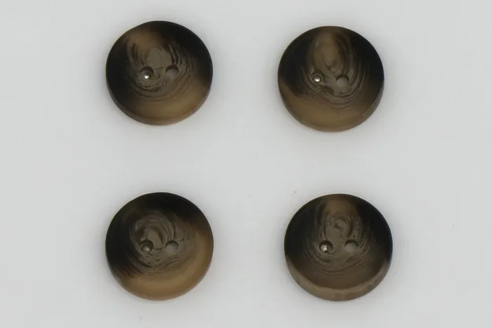 Гудзик 18 мм Mertbutton, шоколадний, FNL-253-28-1029