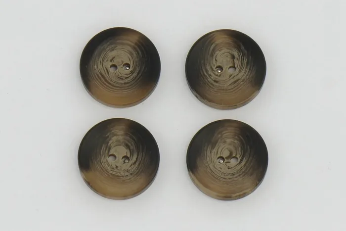 Гудзик 25 мм Mertbutton, шоколадний, FNL-253-40-1029