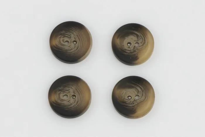 Гудзик 23 мм Mertbutton, шоколадний, FNL-253-36-1029