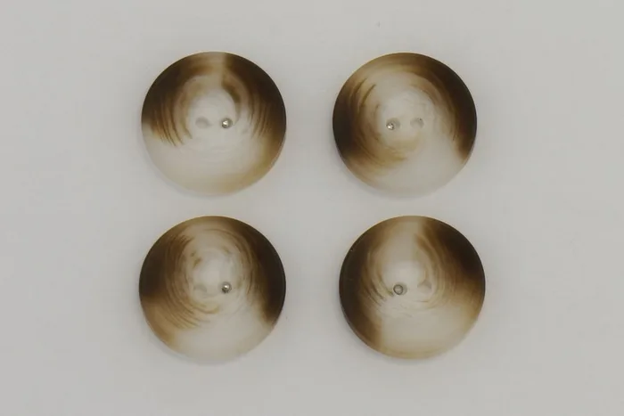 Гудзик 25 мм Mertbutton, какао, FNL-253-40-0173