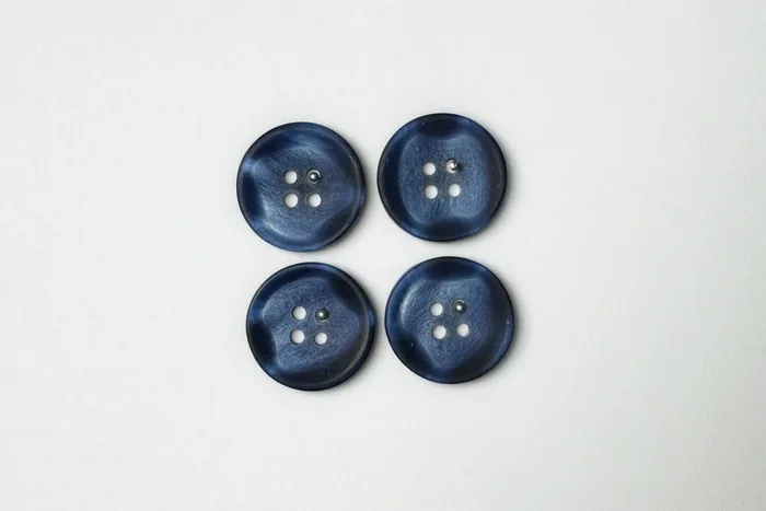 Гудзик 20 мм Mertbutton, синій, 3007-32-0817