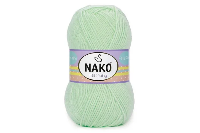 Пряжа Elit Baby 100гр/250м NAKO, м'ятний, 2587