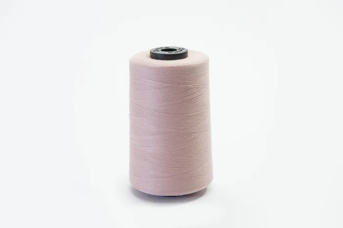 Нитки ПЕ №40/2 5000 м Barva, рожевий брудний, 6025