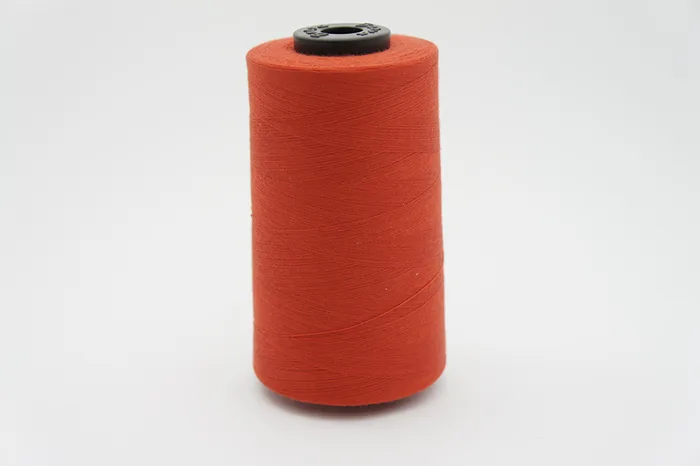 Нитки ПЕ №40/2 5000 м Barva, червоний натуральний, 6027