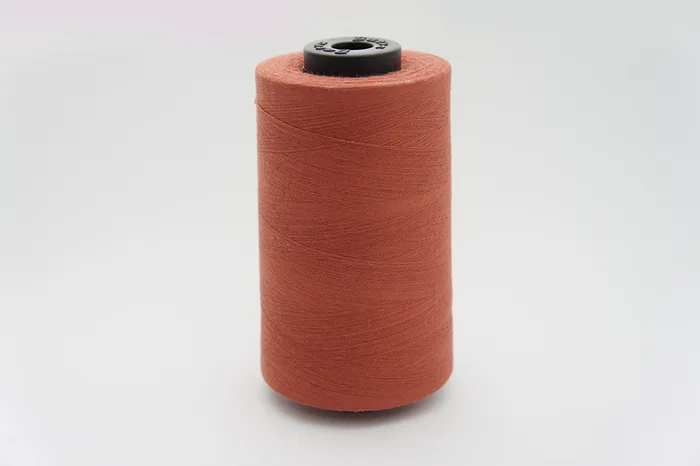 Нитки ПЕ №40/2 5000 м Barva, рожевий темний, 6033