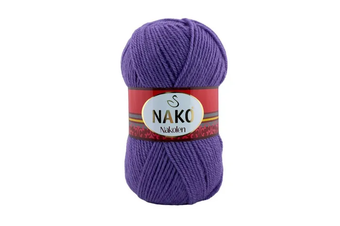 Пряжа 100гр/210м Nakolen, лавандовий, 10423