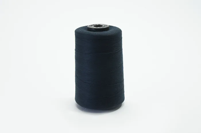 Нитки ПЕ №40/2 5000 м Barva, синій темний, 2002