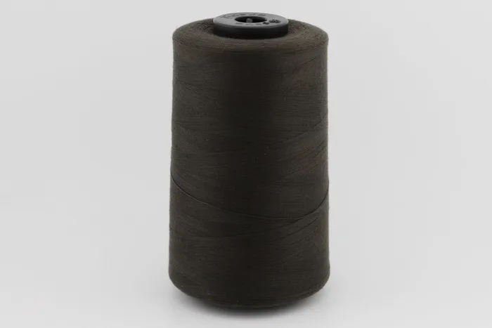 Нитки ПЕ №40/2 5000 м Barva, коричневий темний, 7028