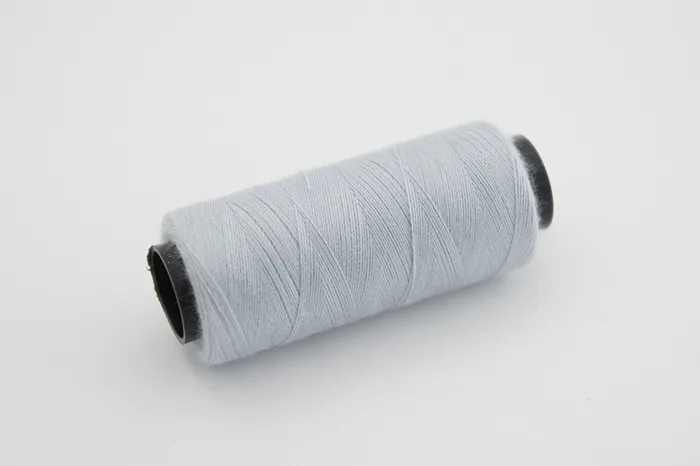 Нитки ПЕ №40/2 250 м Barva, сірий світлий, 5017