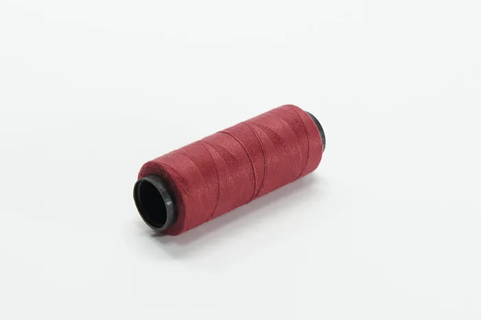 Нитки ПЕ №40/2 250 м Barva, бордовий світлий, 6034