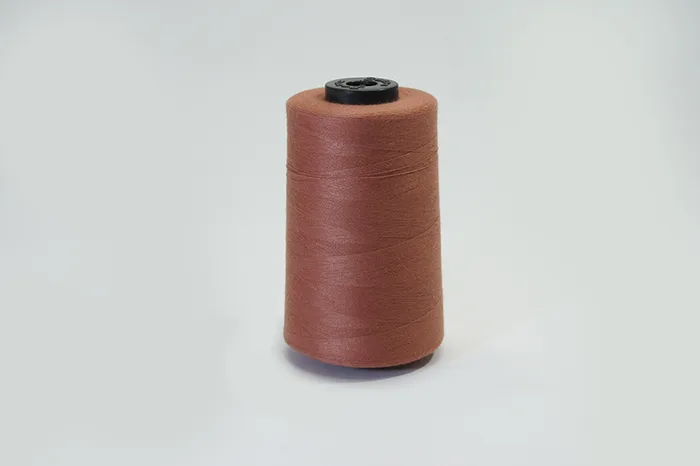 Нитки ПЕ №40/2 5000 м Barva, рожевий темний, 6035