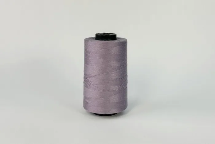 Нитки ПЕ №40/2 5000 м Barva, бузковий брудний, 6040