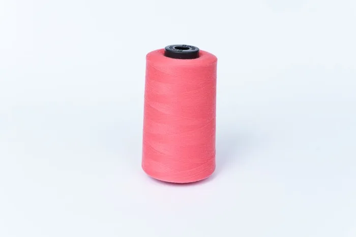 Нитки ПЕ №40/2 5000 м Barva, рожевий натуральний, 6041