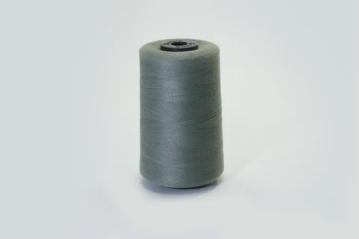 Нитки ПЕ №40/2 5000 м Barva, сірий натуральний, 5025