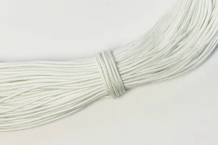 Шнур аркатний 3.0 мм, білий, 100% ПА