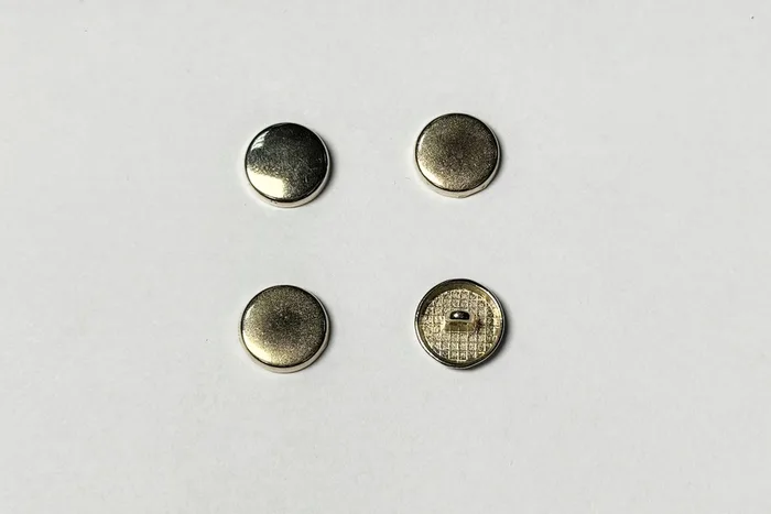 Гудзик металевий 15 мм Mertbutton, золото, CN-26-24-gold